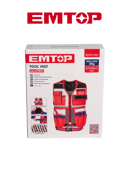 Жилет для инструментов EMTOP ETVT1701