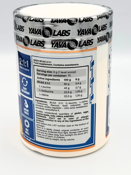 YAVA LABS HIGH BCAA аминокислоты