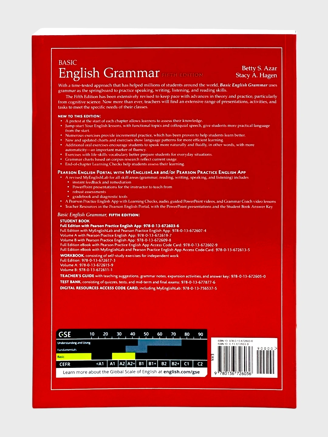 Basic English Grammar fifth edition Betty S. Azar за 149000 сум со ...