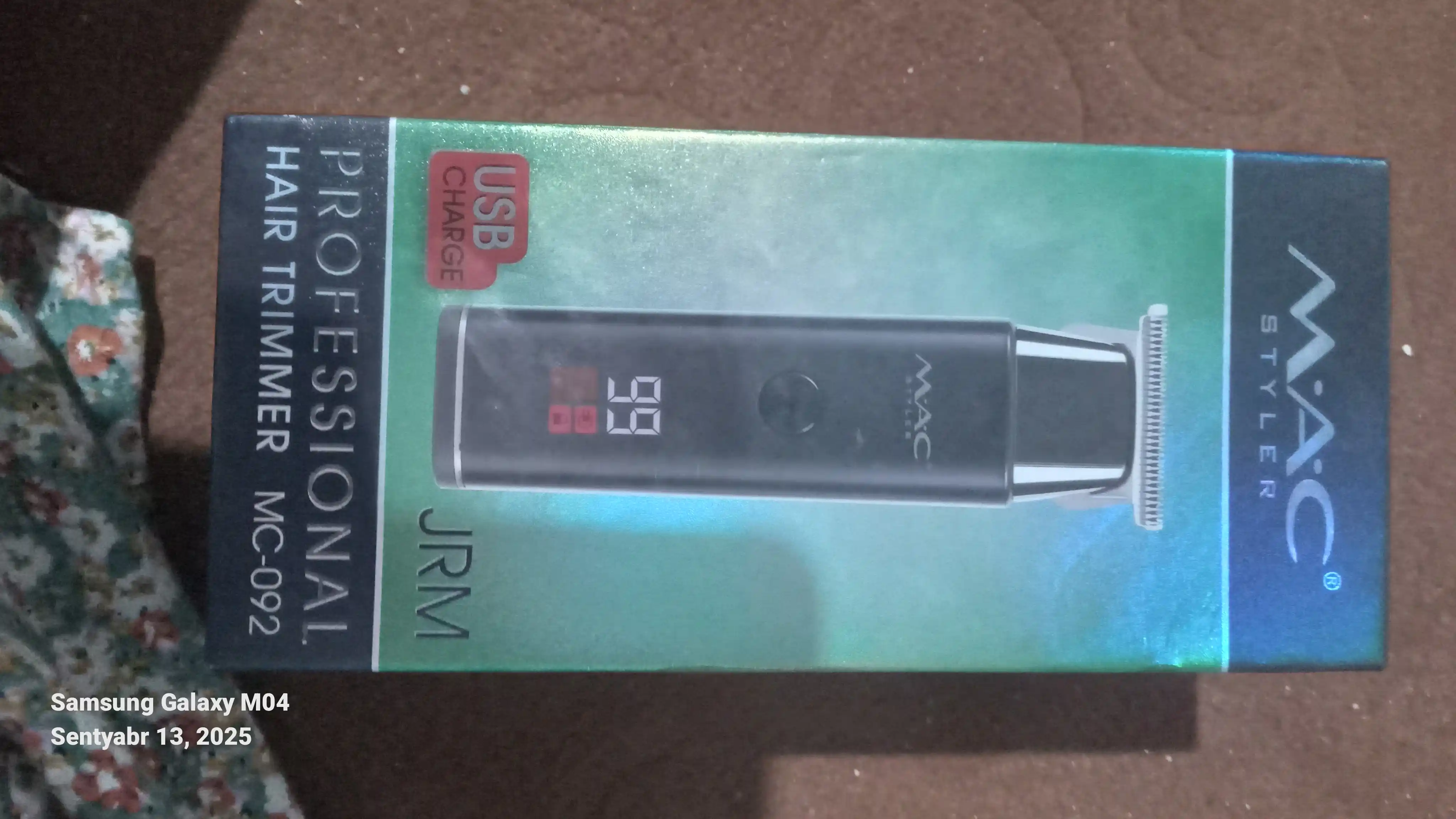Simsiz soch olish mashinasi, MAC MC-092, LED displeyli soqol trimmer