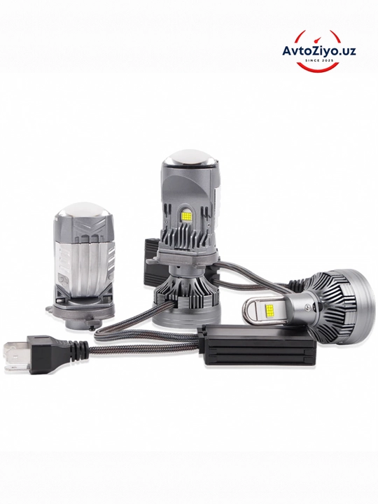 Zimmer A120, E3 APP, H4, 120W, Y7 avtomobil faralari uchun chiziqli va kuchli yoritadi