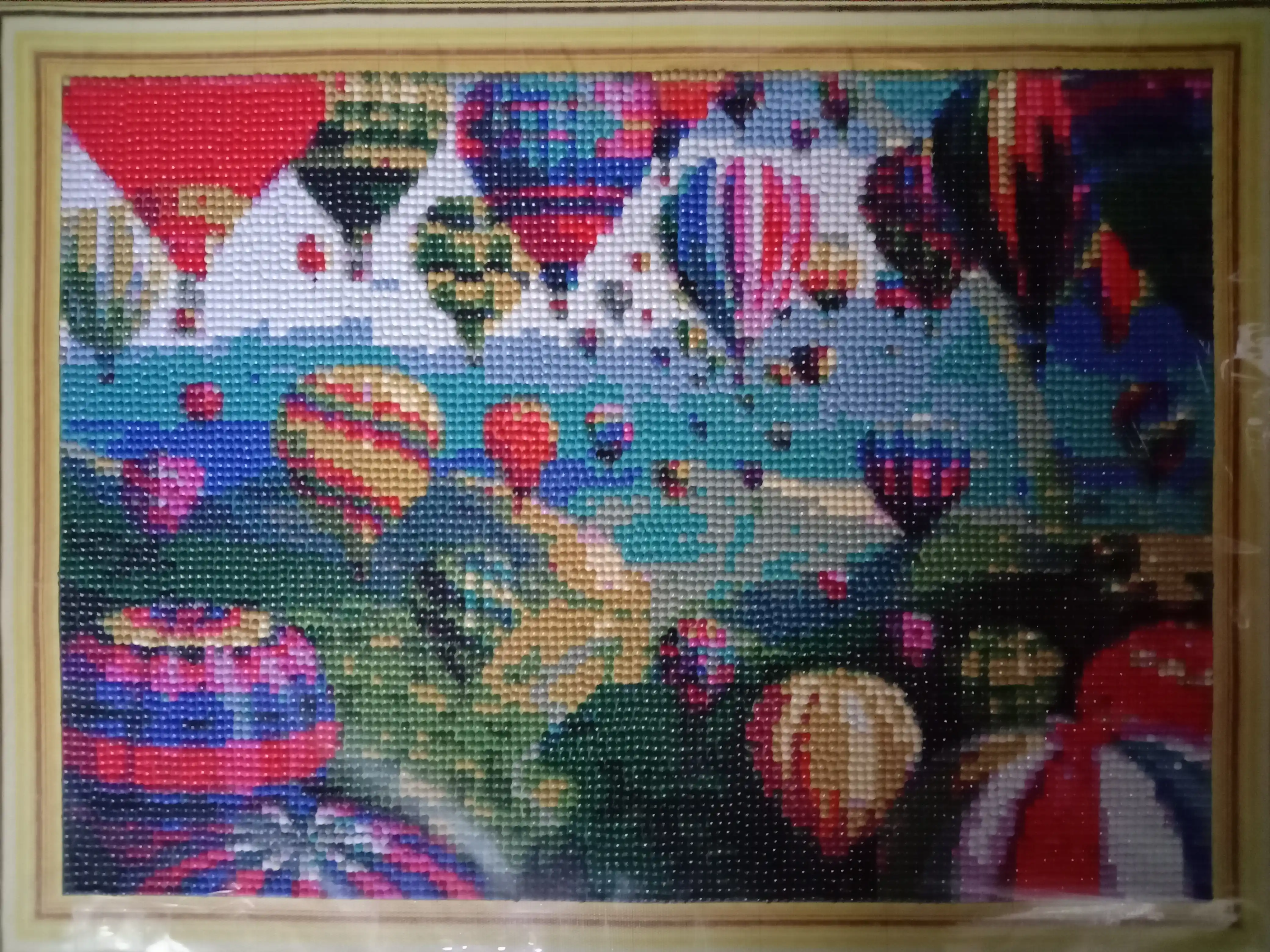 Алмазная мозаика по теме "ПЕЙЗАЖ", холст на подрамнике, 30*40 см
