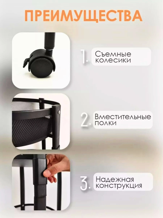 Металлическая кухонная полка для хранения, многоэтажная
