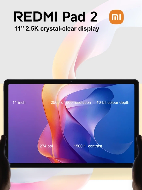 Xiaomi Redmi Pad 2, 4/128 ГБ, 90 Гц (дисплей), аккумулятор 9000 мА/ч
