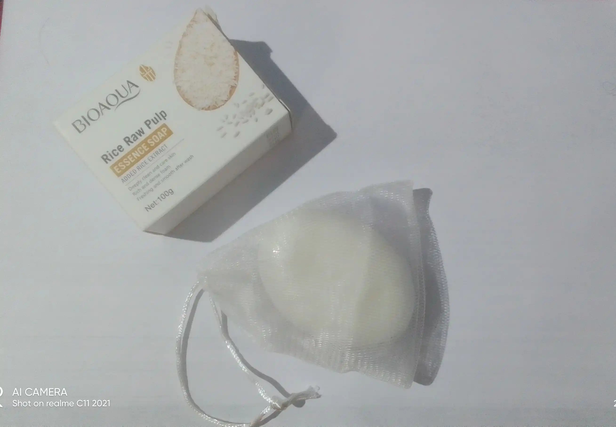 Отбеливающее мыло BIOAQUA, с экстрактом риса, для лица и тела, 100 г