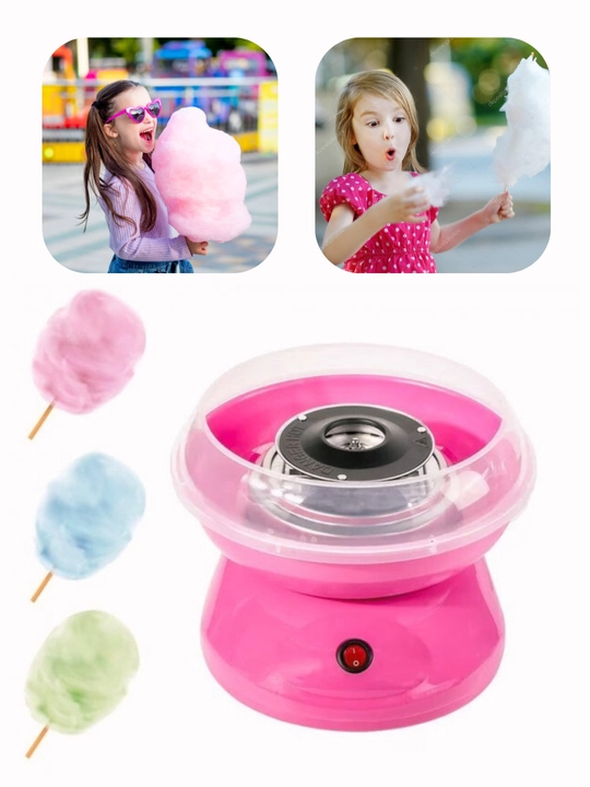 Mini elektr shirin paxta tayyorlash apparati, uy sharoitida bayram kayfiyatini yarating!