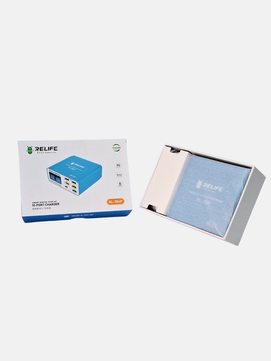 Relife RL-304P Smart 6-portli USB zaryadlovchi qurilma - 