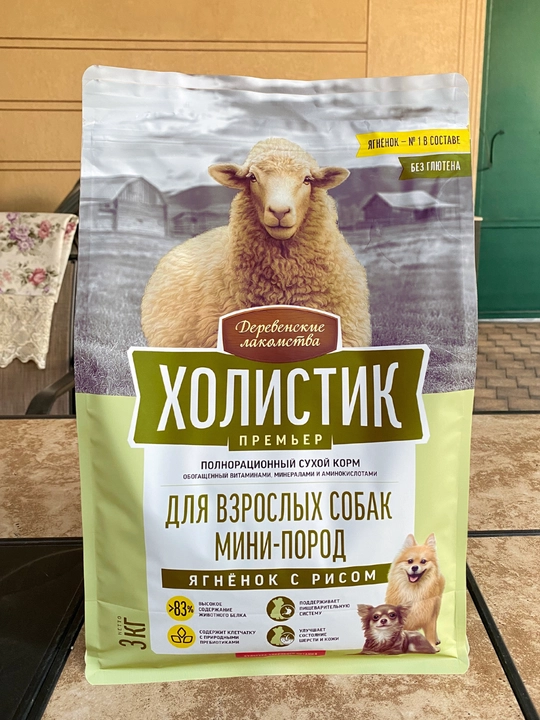 Деревенские лакомства — корм для собак, собачий корм для взрослых собак мини-пород