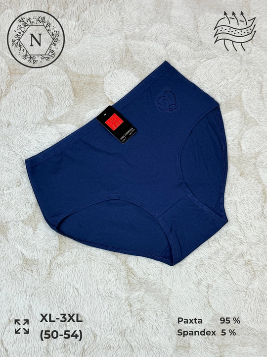 Женские хлопковые трусы XL–3XL #0583 - 