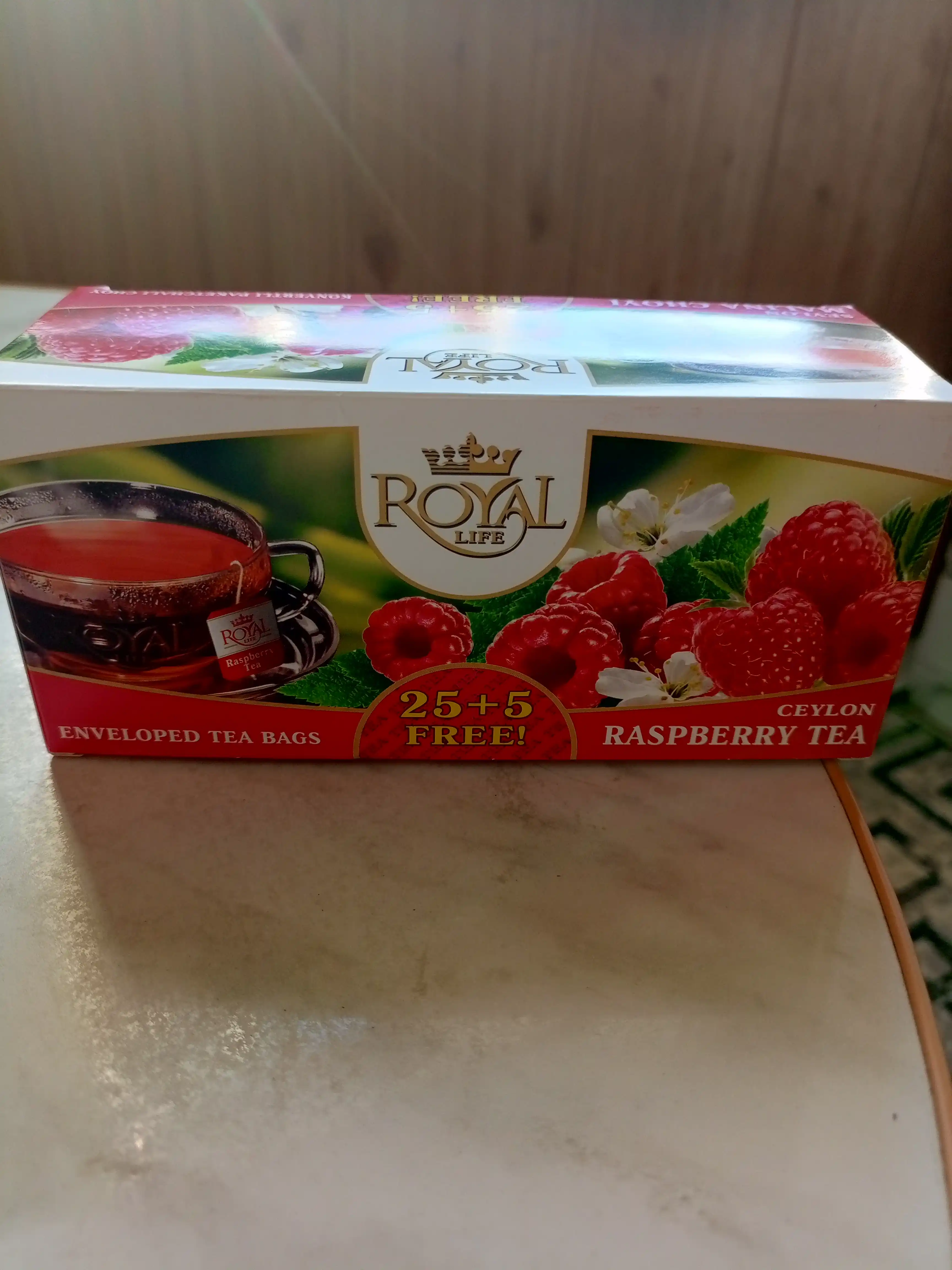Чай Royal Life Raspberry Tea, 30 пакетиков