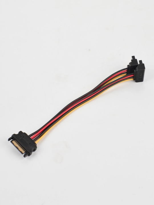 Переходник SATA - Dual SATA г-образный для подключения жестких дисков SSD HDD - 