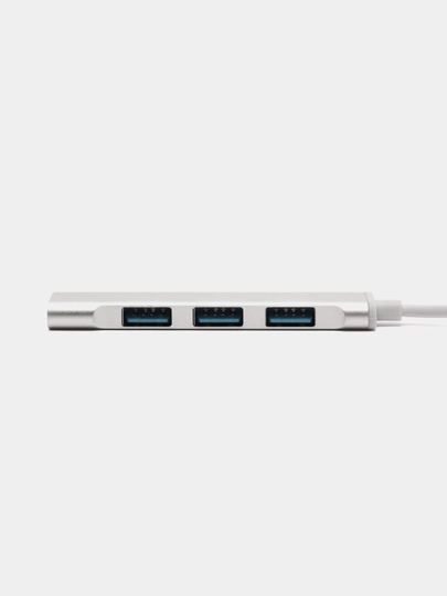 USB hab, 4 USB portli, Type-C, adapter HUB USB 3.0 kontsentrator