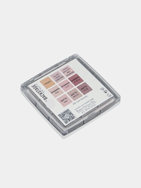 Палетка теней Backstage eye palette 001, 002