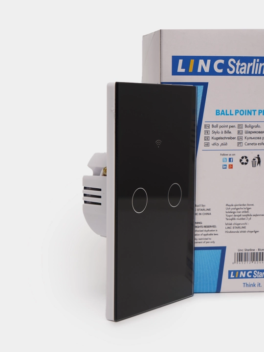 Aqlli sensorli Wi-Fi+RF 433MHz yorug‘lik kaliti, Tuya Smart Life