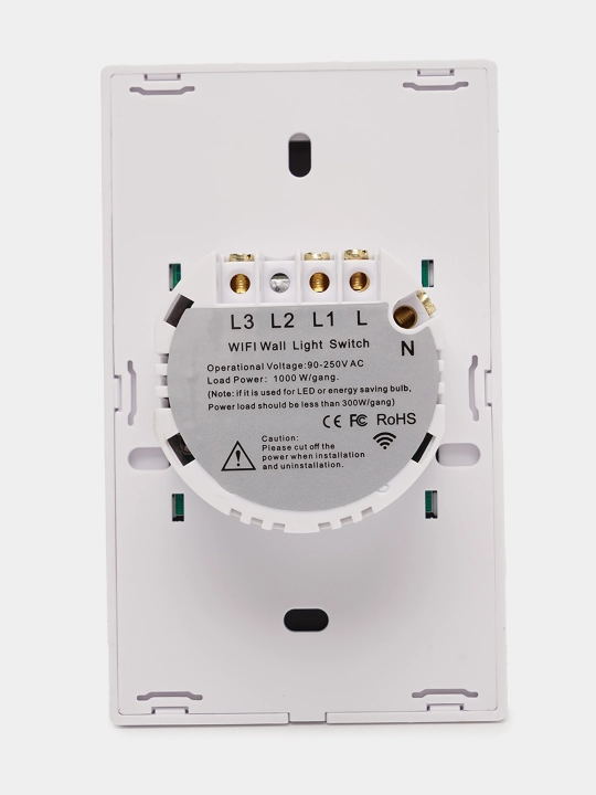 Aqlli sensorli Wi-Fi+RF 433MHz yorug‘lik kaliti, Tuya Smart Life