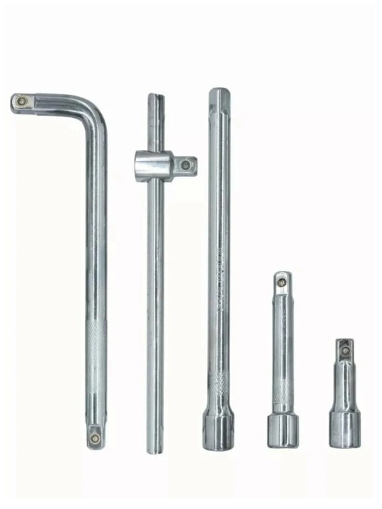 T-simon sharnirli 4 ta 75-125 va 250 mm uzaytirgichli, 1/2" xrom-vanadiyli po‘latdan yasalgan vorotok