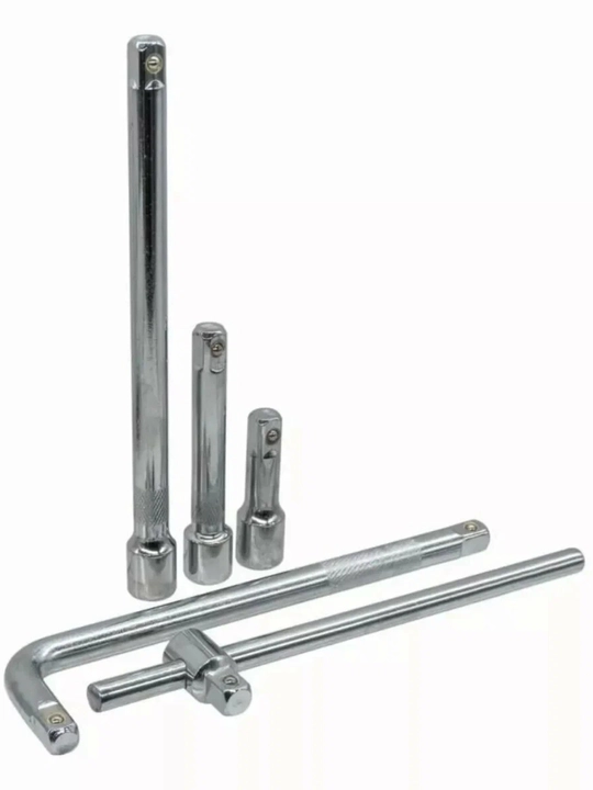 T-simon sharnirli 4 ta 75-125 va 250 mm uzaytirgichli, 1/2" xrom-vanadiyli po‘latdan yasalgan vorotok
