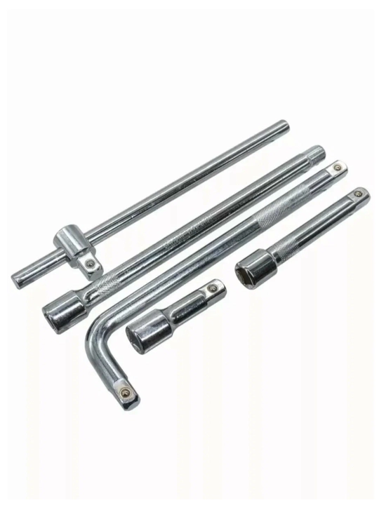 T-simon sharnirli 4 ta 75-125 va 250 mm uzaytirgichli, 1/2" xrom-vanadiyli po‘latdan yasalgan vorotok