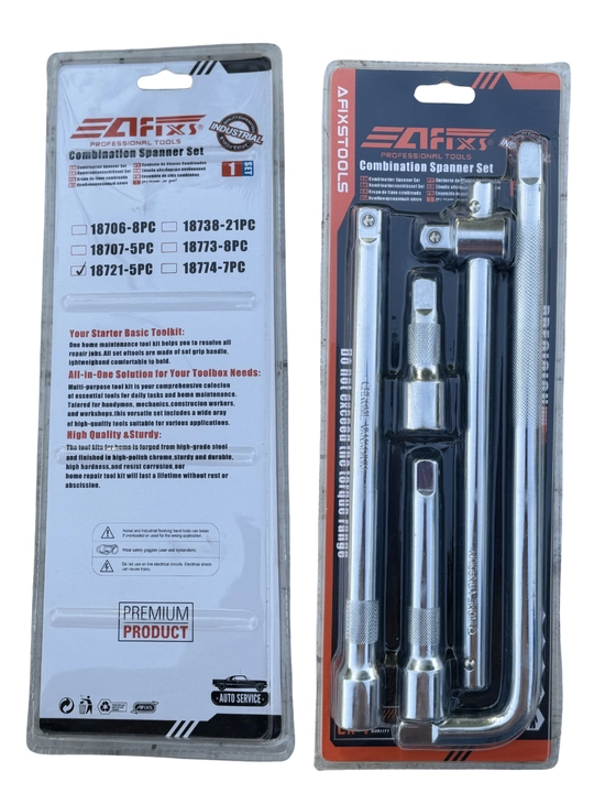 T-simon sharnirli 4 ta 75-125 va 250 mm uzaytirgichli, 1/2" xrom-vanadiyli po‘latdan yasalgan vorotok