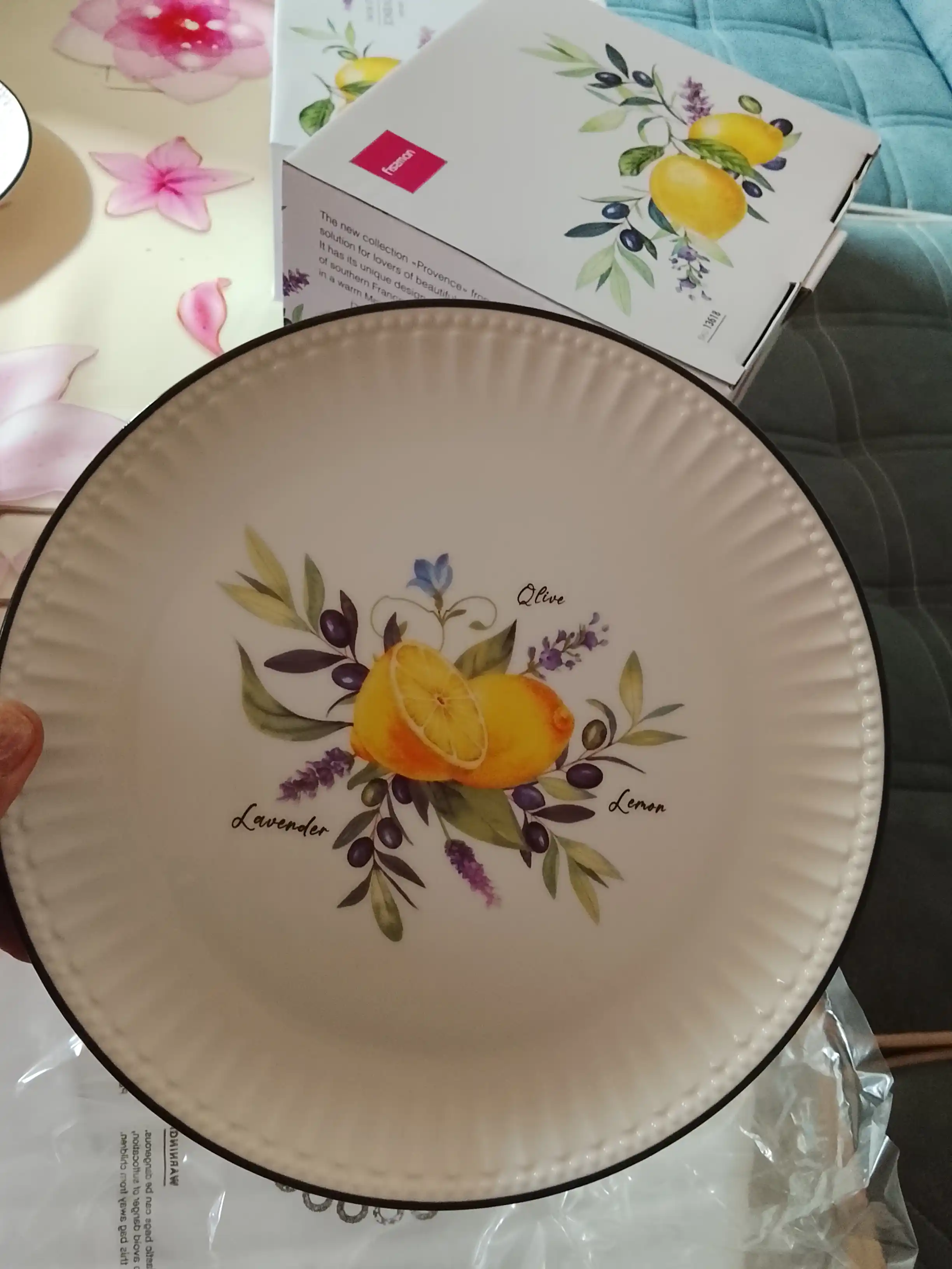 Keramika salat idish “Provence” FISSMAN 1.8 l, zamonaviy va nafis dizaynli