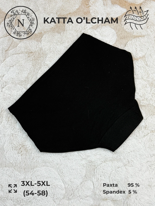 Женские хлопковые трусы большого размера, 3XL–5XL, #0143