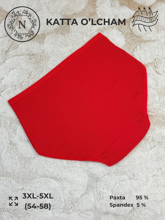 Женские хлопковые трусы большого размера, 3XL–5XL, #0143