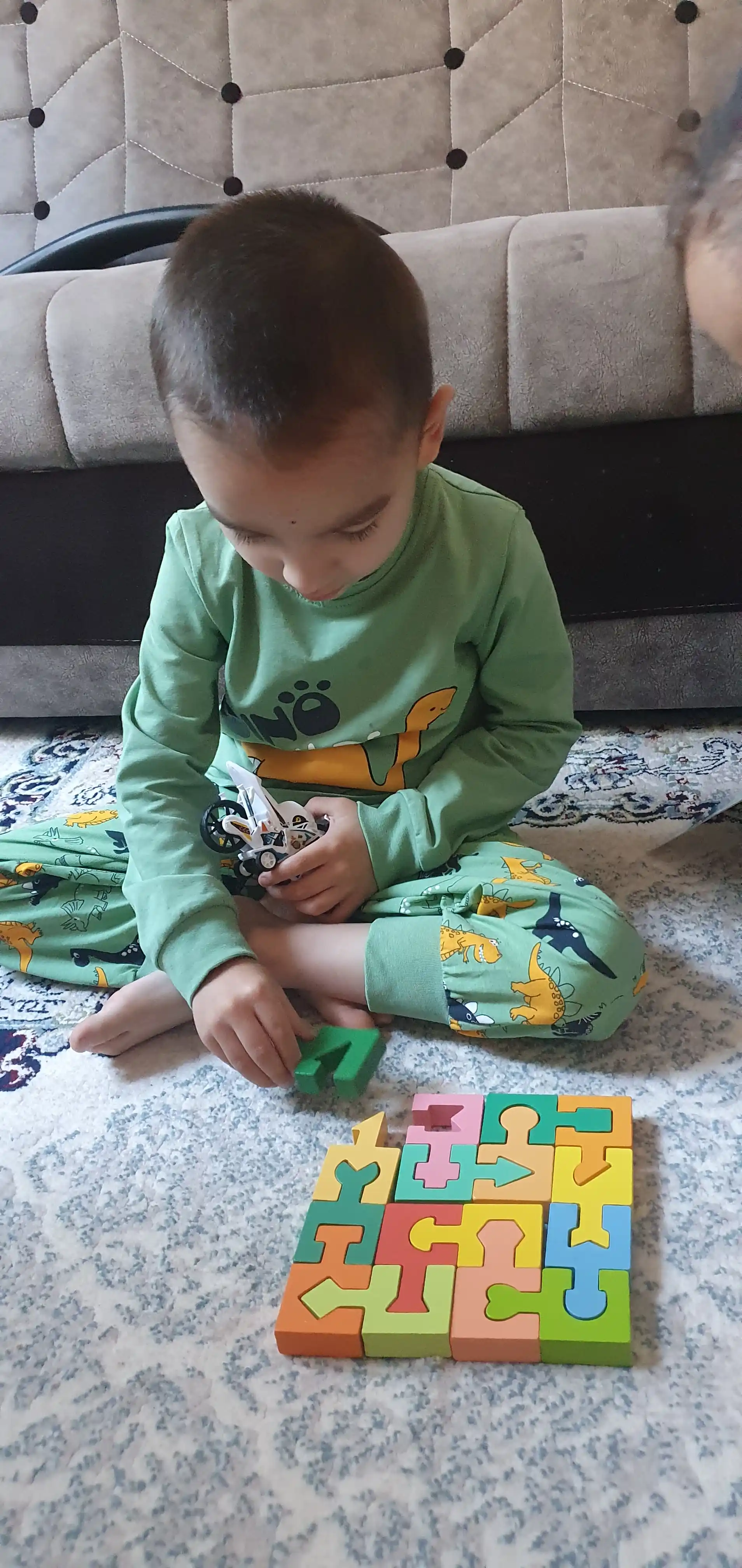 Rivojlantiruvchi yog'och pazl, montessori o‘rgatuvchi o‘yinchoq, bolalar uchun boshqotirma
