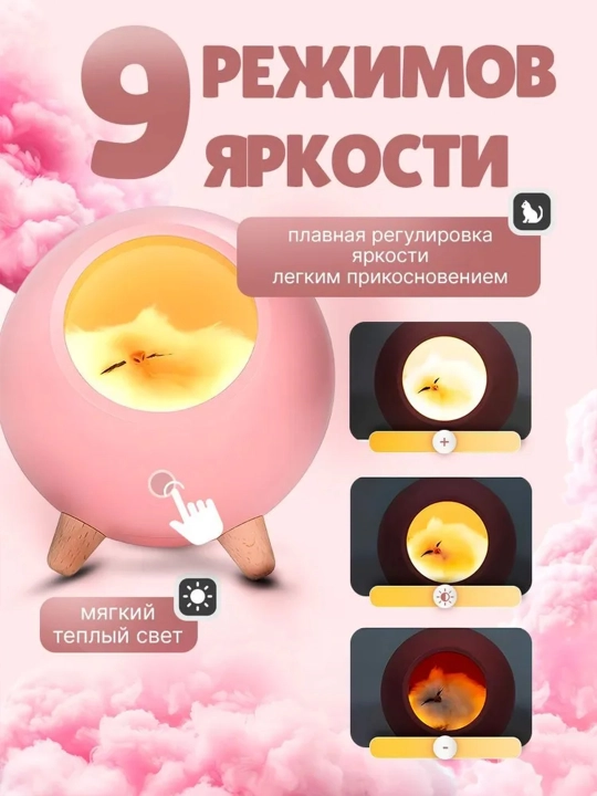 Tungi chiroq, simsiz chiroq, tug'ilgan kun sovg'asi, ayollar va qizlar uchun sovg’a