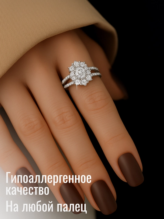 Kumush 925 proba, uzuk, sirg‘a to‘plami, sovg‘a qutisida sumayya silver