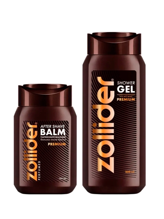 ZOLLIDER sovg‘a to‘plami Dush uchun xushbo‘y gel 250 ml + soqol olgandan keyingi balzam 150 ml