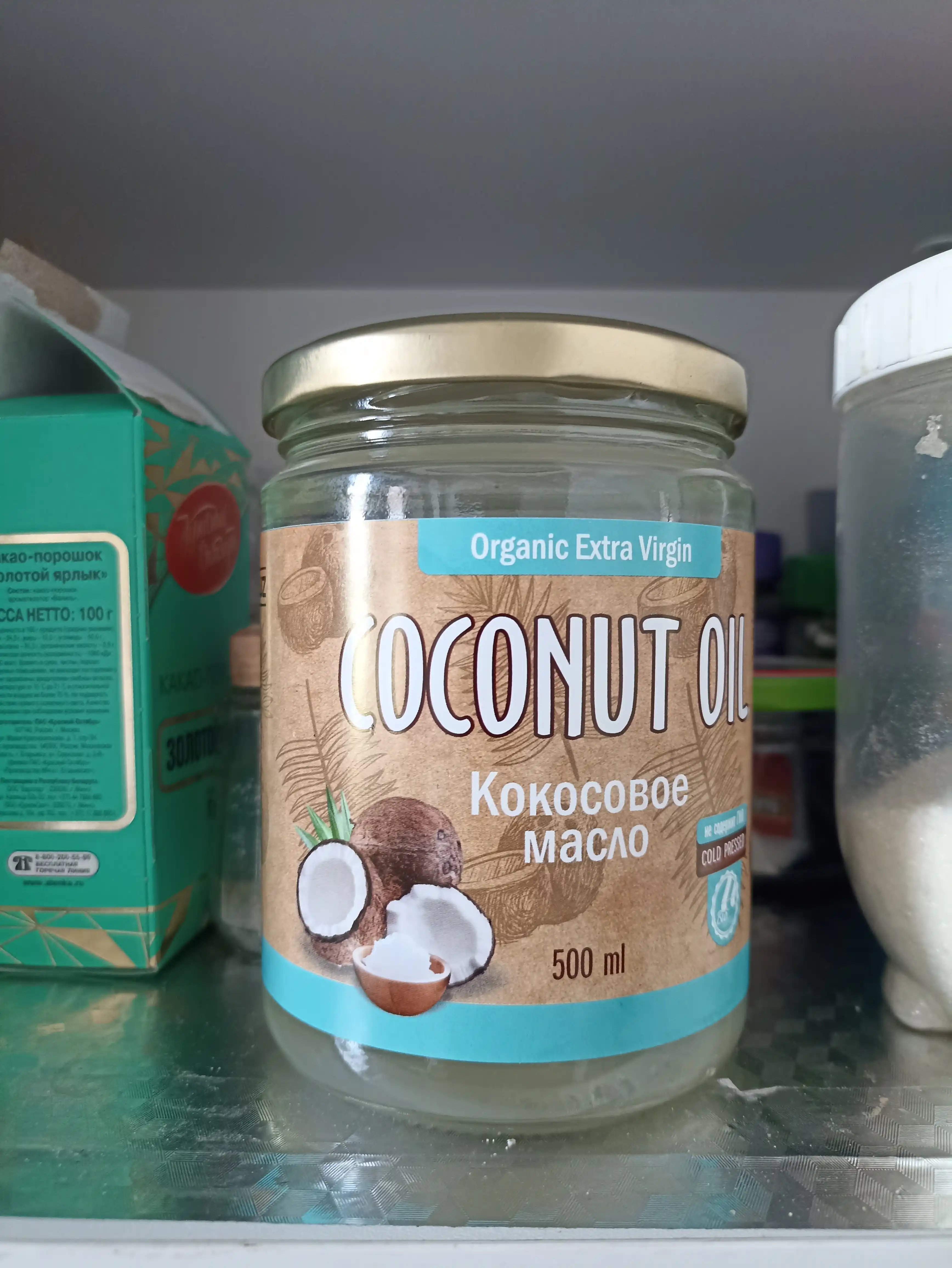Kokos yog'i Organic Extra Virgin, Biolavka, 200, 350, 500 ml