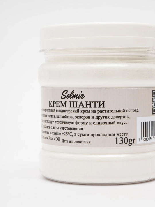 Крем Шанти от SELMIR – 130 г, для десертов и украшения выпечки