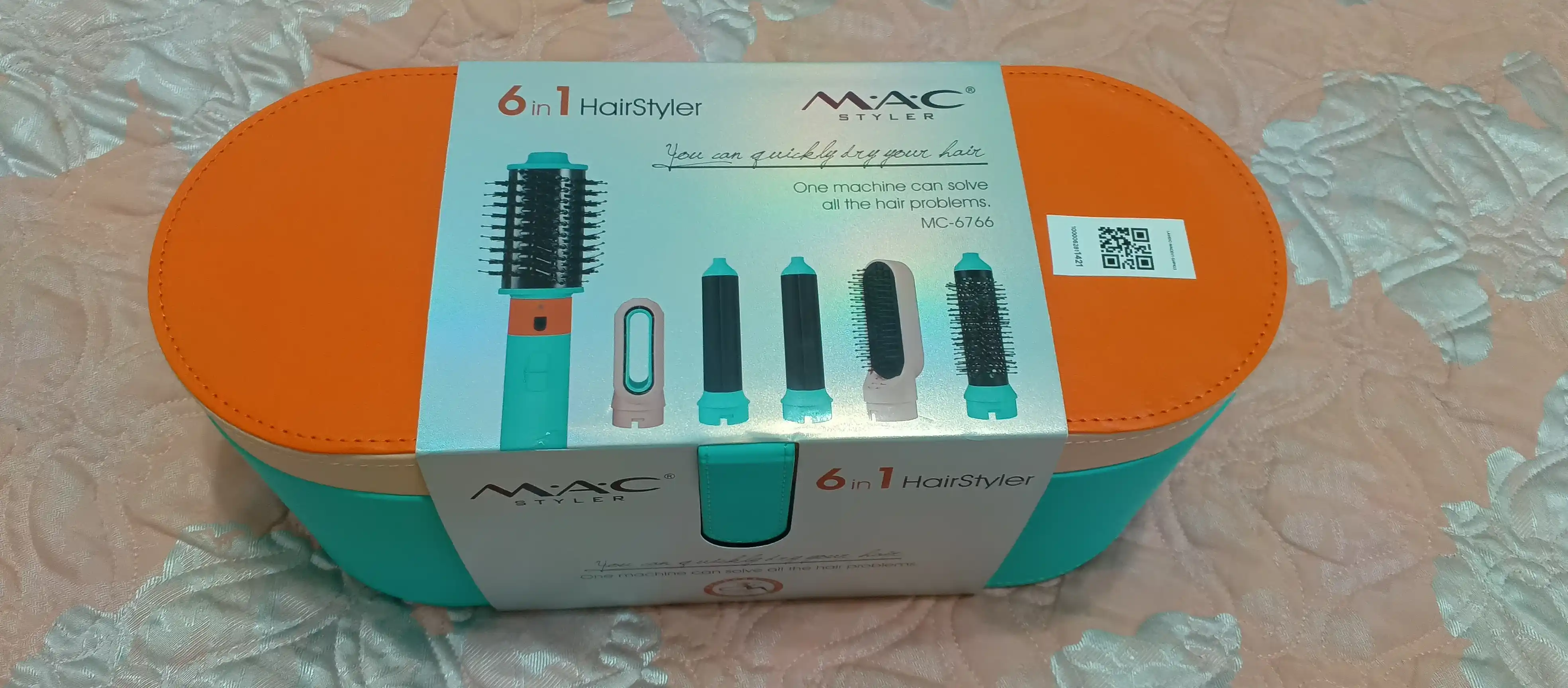 MAC styler soch uchun fen MC-6766, 6 tasi 1 da, havoda tekislash va avtomatik tekislash