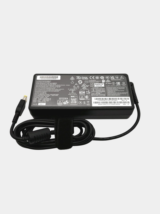 Lenovo noutbukining quvvat bloki 20V6,75A 135W USB, sariq uchi, Y5070 Y700 T440P W540