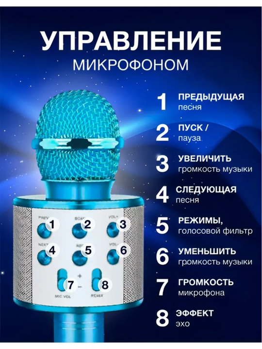 Микрофон для съёмки видео беспроводной, петличный, с шумоподавлением
