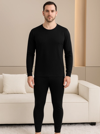 Мужское термобельё лонгслив, кальсоны, размеры 1XL–3XL