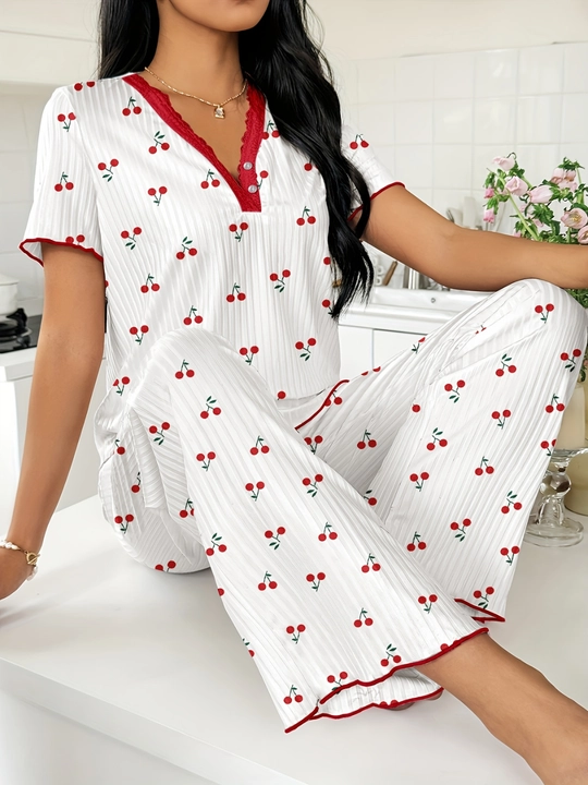 Ayollar pijamasi Kioko, ayollar uchun ikki qismli pijama, uy kiyimi, ayollar uy kostyumi