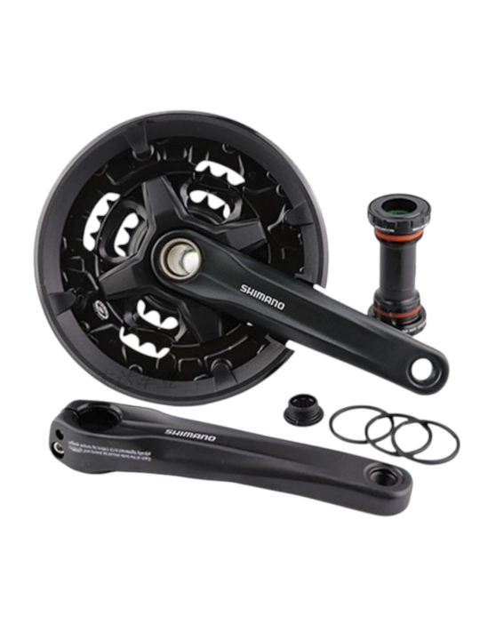 Система Shimano FC-MT210 44/32/22T или 40/30/22T с кареткой MT500