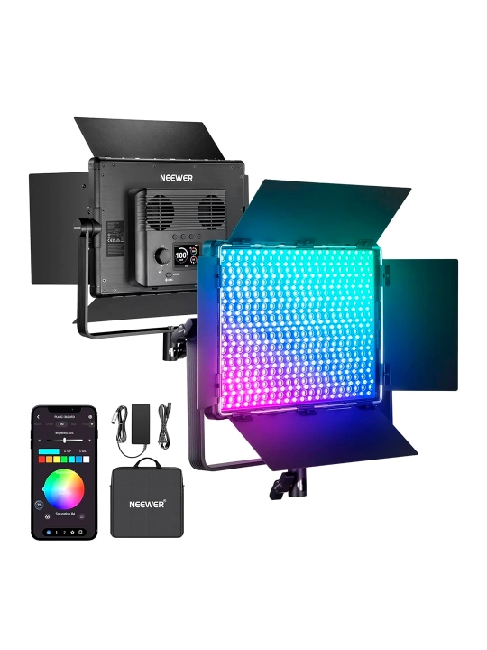 Neewer 660 Pro RGB — fotosurat va videoga mos rangli yoritish to‘plami