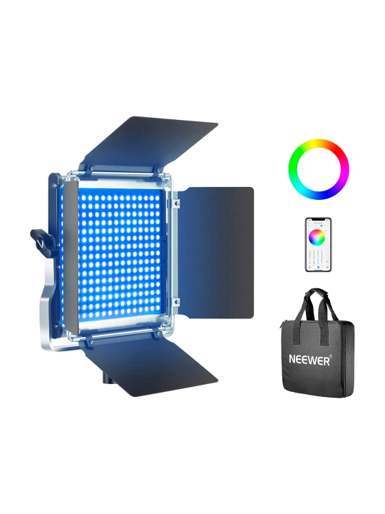 Neewer 660 Pro RGB — fotosurat va videoga mos rangli yoritish to‘plami