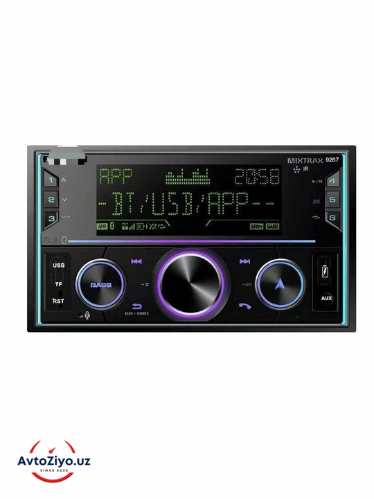 Автомобильная магнитола Pioneer Bluetooth, USB, AUX, FM-радио, с пультом 1DIN/2DIN