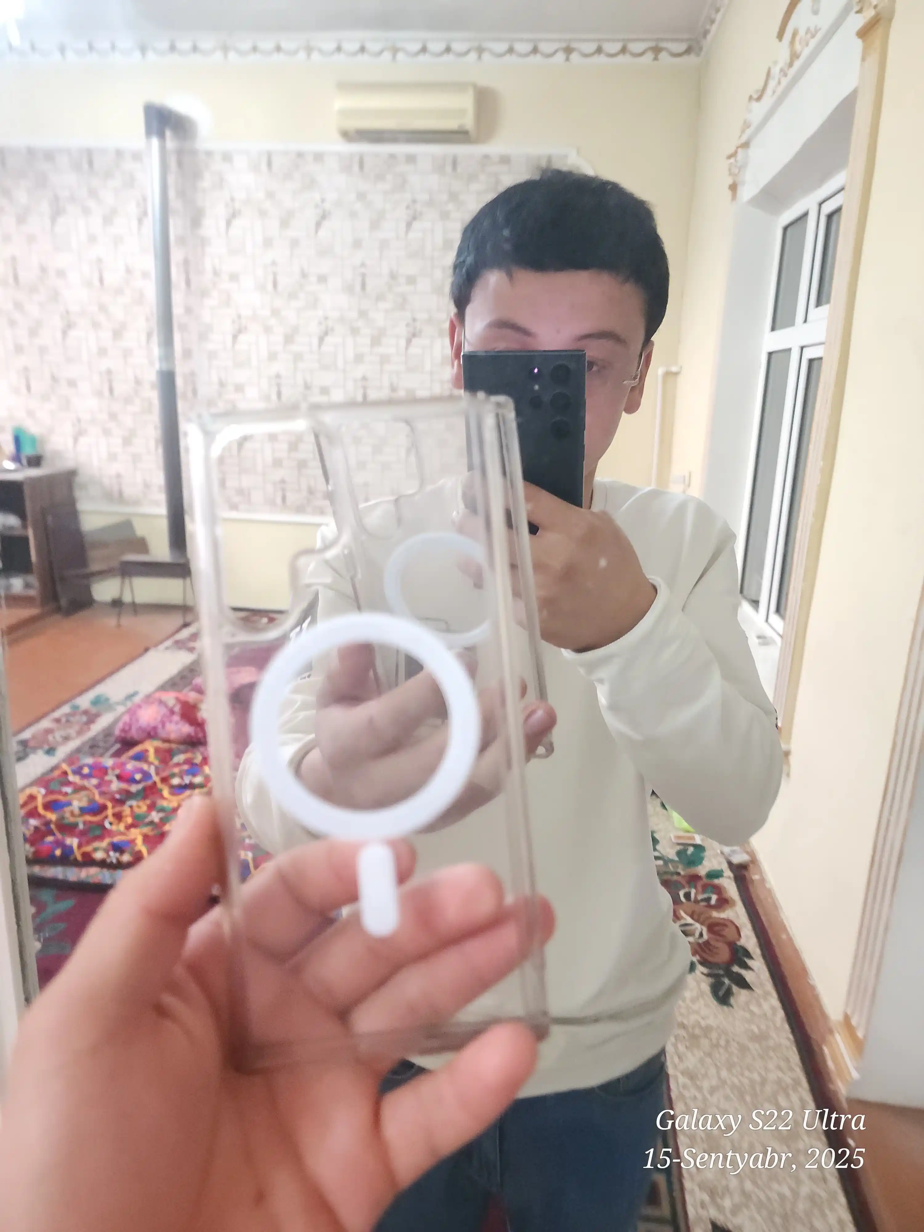 Прозрачный Magsafe чехол для Samsung S25,S25 UltraS24,S24Ultra,S23,S23 Ultra,S22,S22 Ultra