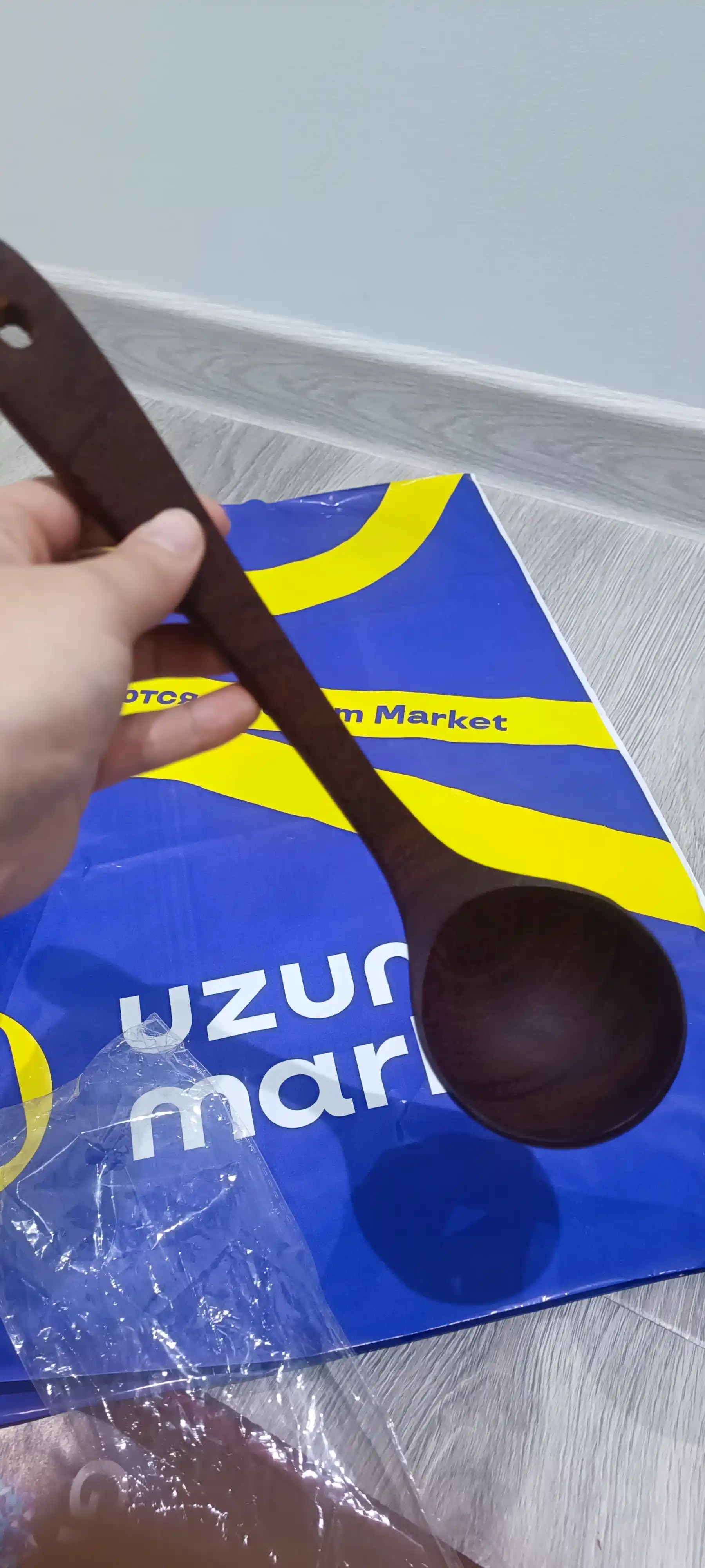 Cho'mich oshxona uchun bambukli yog‘ochli silikon polovnik