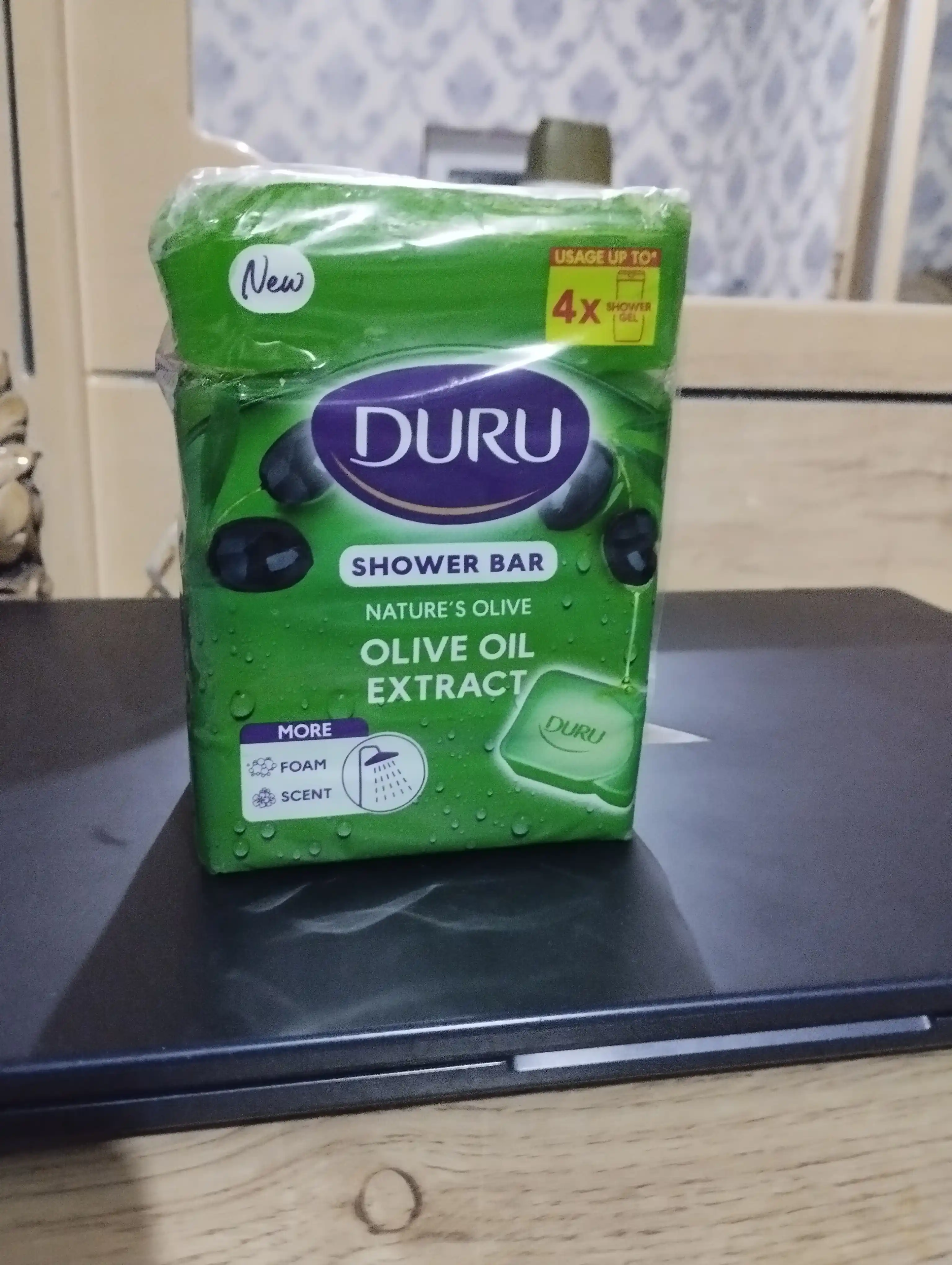 Мыло для душа Duru оливковое масло, 4шт, 600 гр