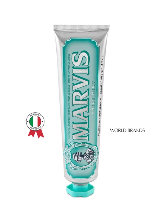 Marvis tish pastasi, 10 xil ta’m, 85 ml, Italiyada ishlab chiqarilgan: 🇮🇹