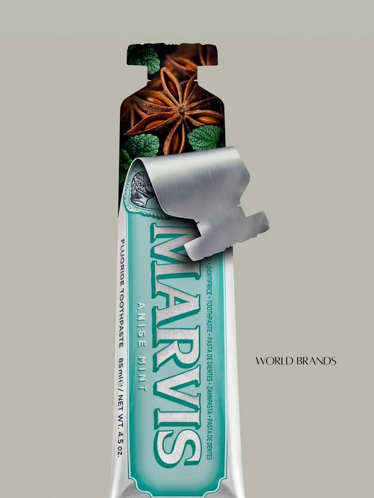 Marvis tish pastasi, 10 xil ta’m, 85 ml, Italiyada ishlab chiqarilgan: 🇮🇹