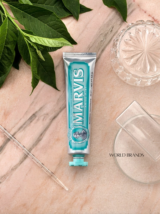 Marvis tish pastasi, 10 xil ta’m, 85 ml, Italiyada ishlab chiqarilgan: 🇮🇹