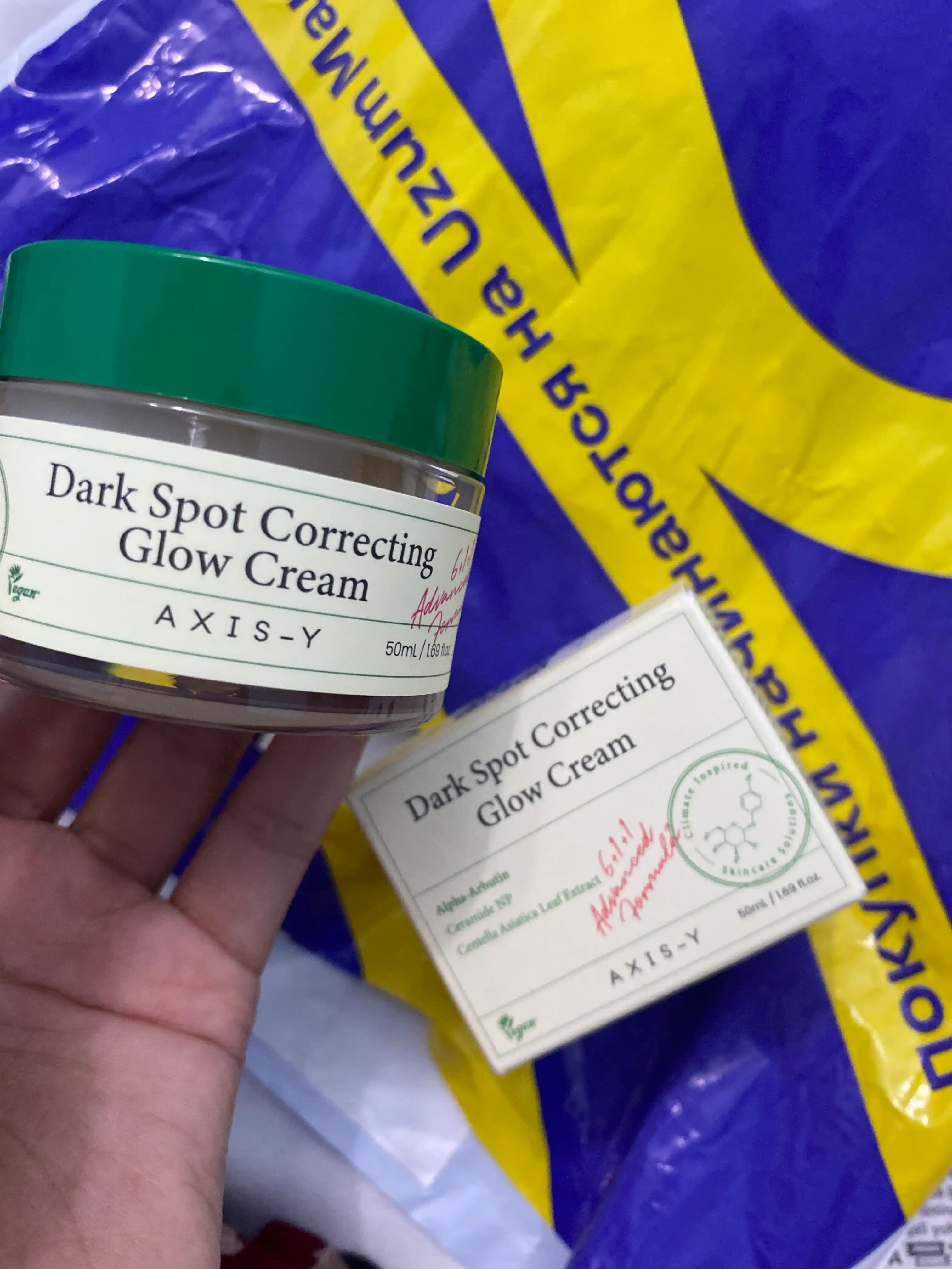 Осветляющий крем для лица Dark Spot Correcting Glow Cream AXIS-Y