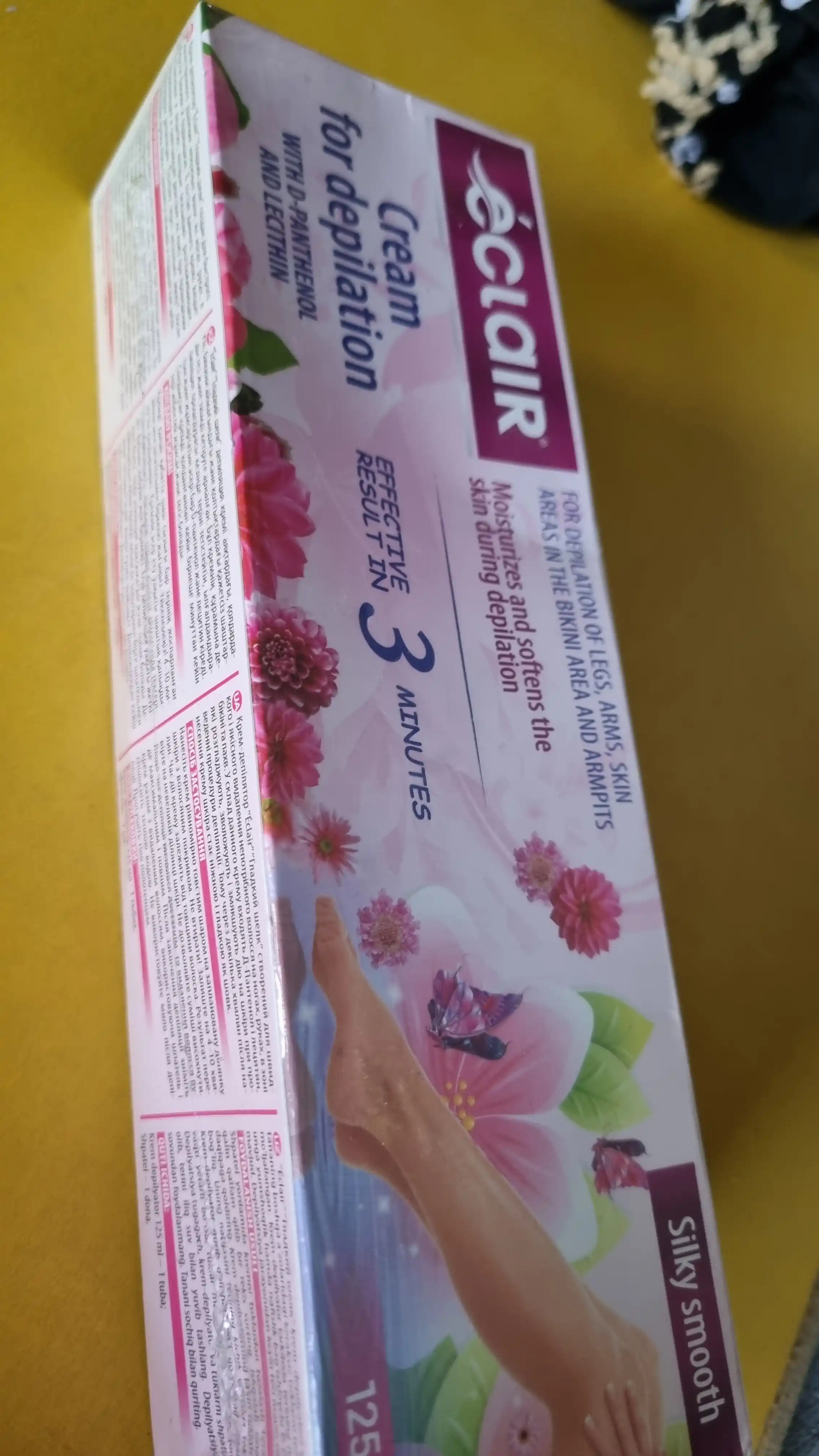 Крем депилятор Eclair, Гладкий шелк, 125 мл