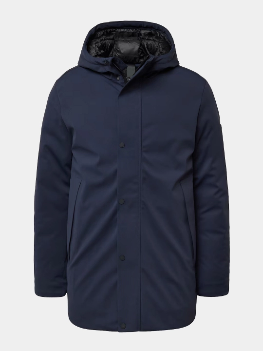 Erkaklar uchun Italiya qishki kurtka Giubbotto Uomo, suv o'tkazmaydigan mato, -20°C gacha